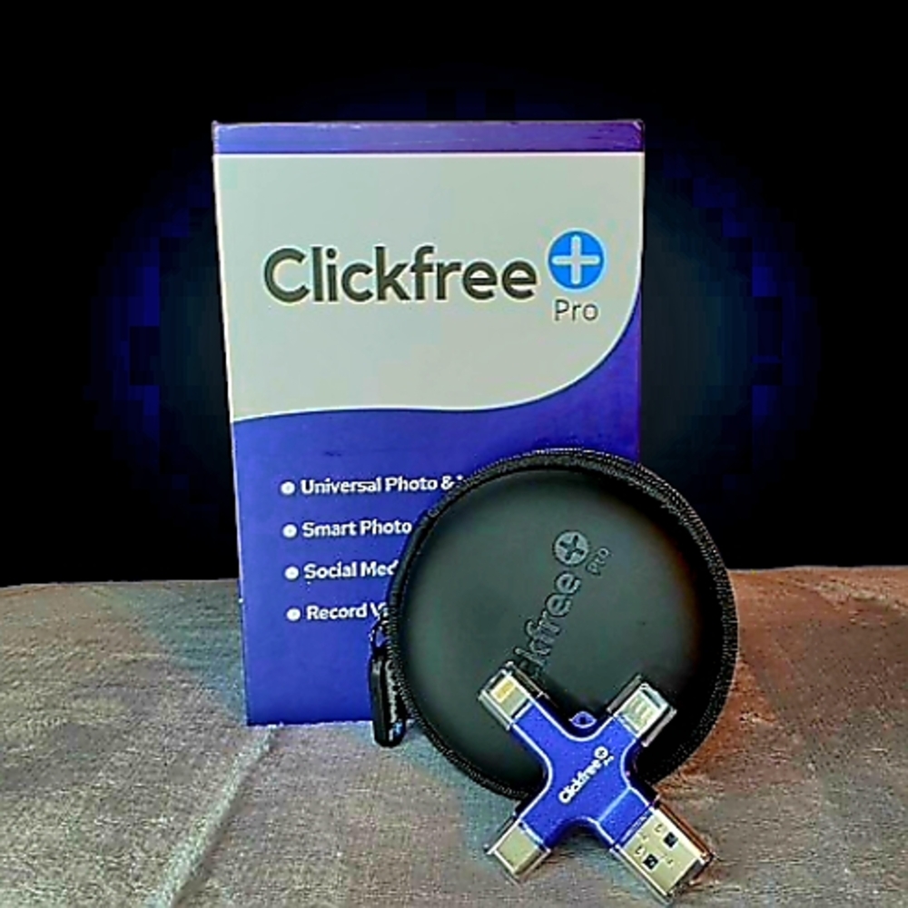 Clickfree Pro | Photo and Video Saver Device - NIB